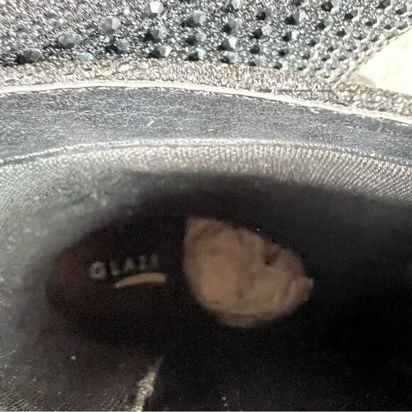 Glaze Brand Sexy Black Dazzle Studded Boots - Picture 9 of 9